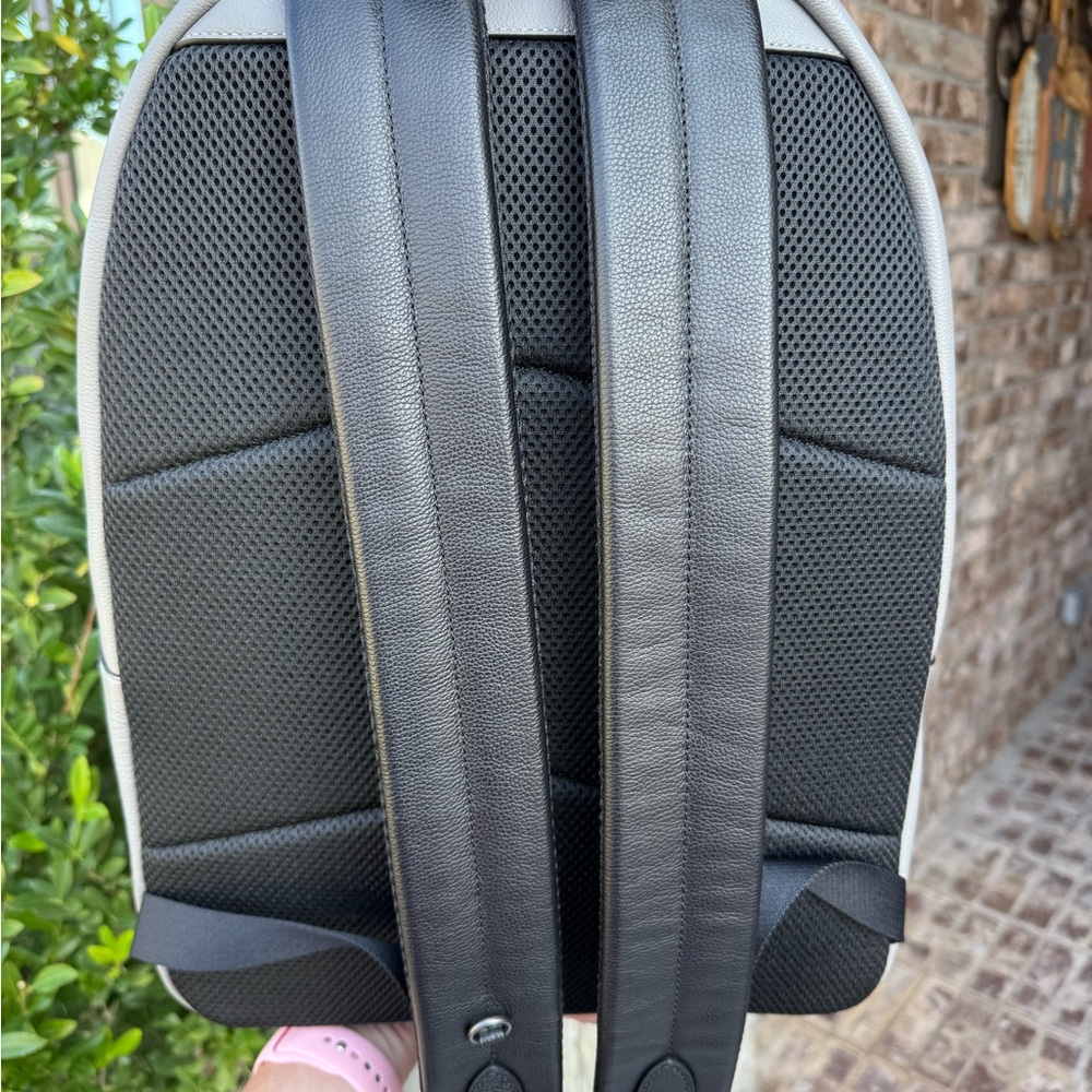 ❌SOLD ❌NWOT Men’s Coach Gray and Blue Backpack - Picture 6 of 15
